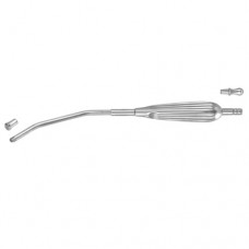 Yankauer Suction Tube Complete With Handle, 4 Tubes, Suction Tip and Tube Connector Stainless Steel, 31 cm - 12 1/4" 